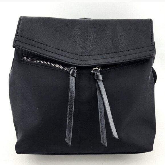 Botkier Trigger Backpack Black Nylon Multi Functional Adjustable Shoulder Straps - Picture 2 of 15